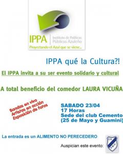 El IPPA a beneficio del comedor Laura Vicu�a